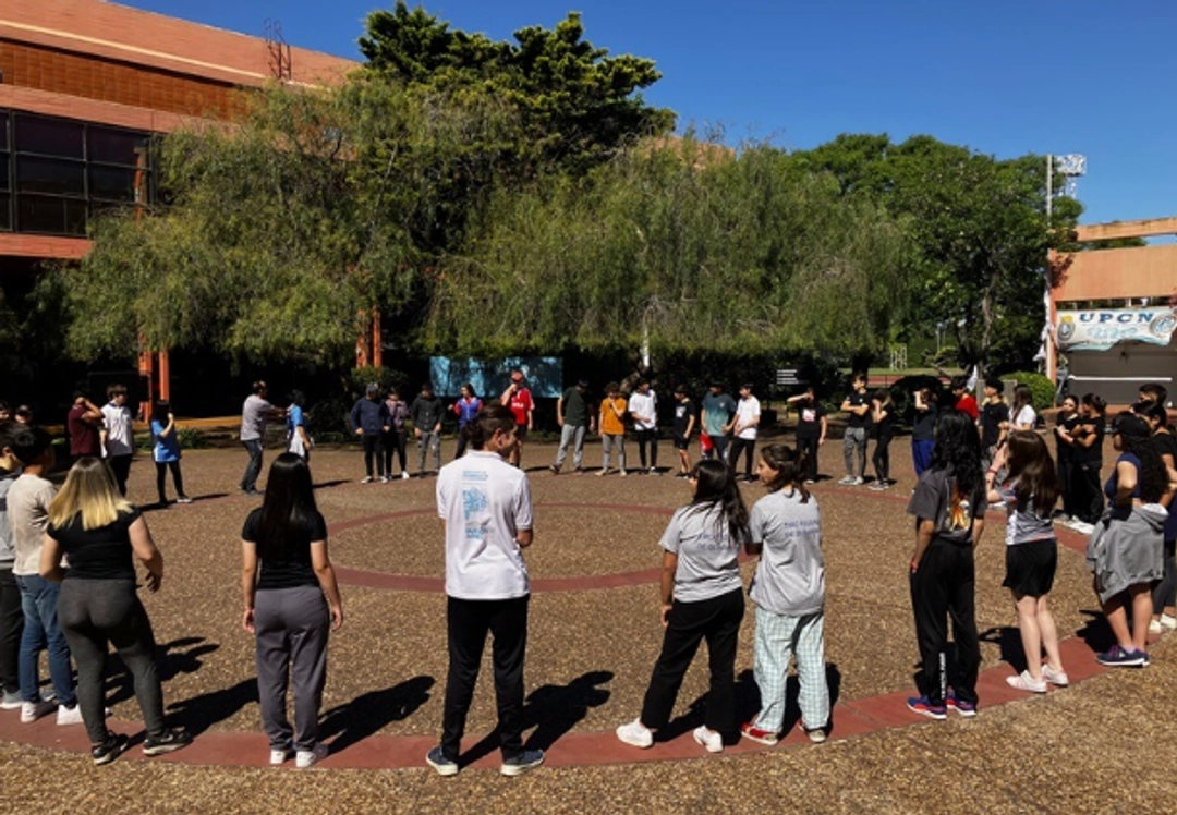 En la primera jornada se realizaron actividades grupales en el CENARD. Todas ellas a cargo del Profesor Pablo Martín del TFA San Rafael, Mendoza.