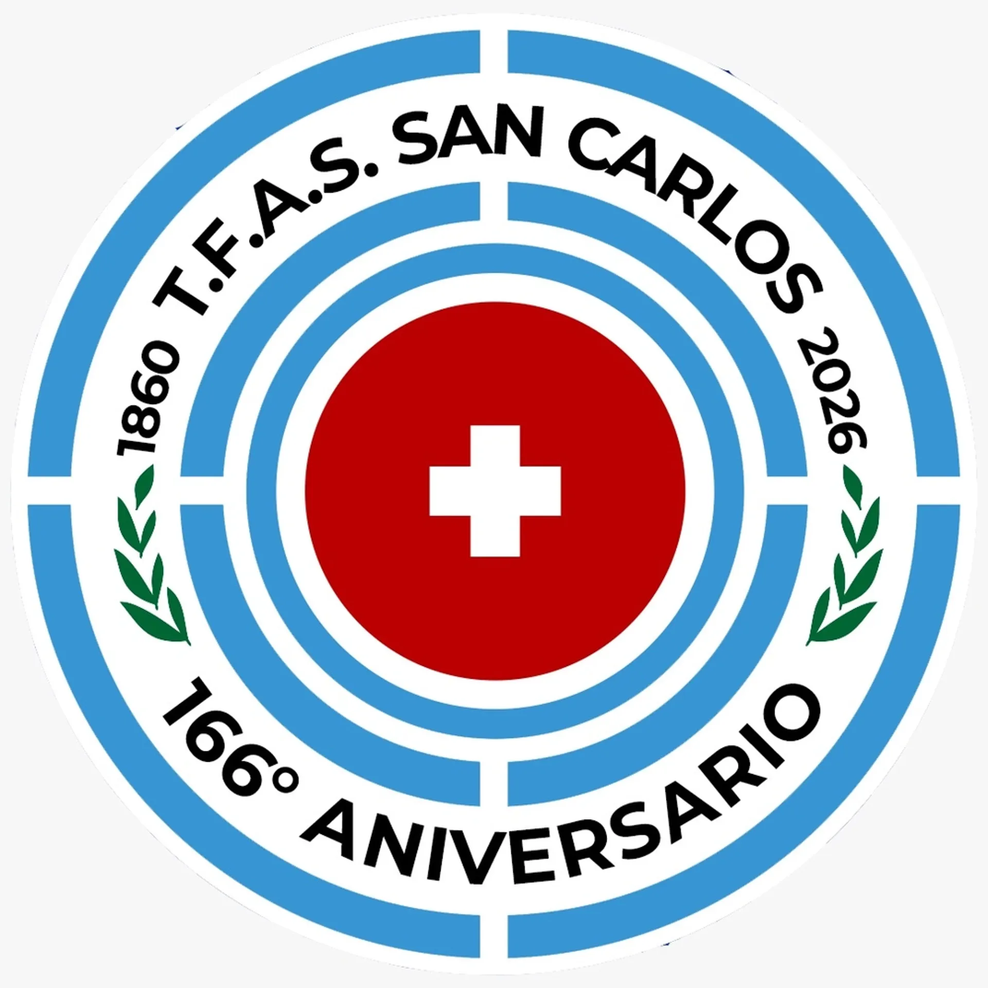 Logo de TORNEO "166 ANIVERSARIO TIRO FEDERAL ARGENTINO SUIZO SAN CARLOS" - FECHA 2 RANKING ARMA NEUMÁTICA Y PEQUEÑO CALIBRE